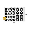 Goldengifts Bloemen / flowers - vogelbescherming raamstickers - set 28 st. - beschikbaar in het wit & zwart Goldengifts Bloemen / flowers - vogelbescherming raamstickers - set 28 st. - beschikbaar in het wit & zwart