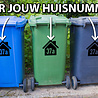 Goldengifts Kliko sticker - 1 stuk - Huis 2 + huisnummer - 20 x 19 cm - wit of zwart Goldengifts Kliko sticker - 1 stuk - Huis 2 + huisnummer - 20 x 19 cm - wit of zwart