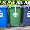 Goldengifts Container sticker - 1 stuk - huisnummer + cirkel - 19 x 19 cm - wit of zwart Goldengifts Container sticker - 1 stuk - huisnummer + cirkel - 19 x 19 cm - wit of zwart