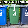 Goldengifts Kliko sticker - 1 stuk - Kat pootje + huisnummer - 20 x 21 cm - wit of zwart Goldengifts Kliko sticker - 1 stuk - Kat pootje + huisnummer - 20 x 21 cm - wit of zwart