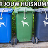 Goldengifts Kliko sticker - 1 stuk - Vizsla / Weimaraner + huisnummer - 20 x 16 cm - wit of zwart Goldengifts Kliko sticker - 1 stuk - Vizsla / Weimaraner + huisnummer - 20 x 16 cm - wit of zwart