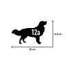 Goldengifts Kliko sticker - 1 stuk - Nova Scotia Duck Tolling Retriever + huisnummer - 25 x 16,5 cm - wit of zwart Goldengifts Kliko sticker - 1 stuk - Nova Scotia Duck Tolling Retriever + huisnummer - 25 x 16,5 cm - wit of zwart