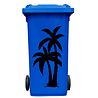 Goldengifts Kliko sticker - 1 stuk - Palmbomen - groot - 30 x 70 cm - wit of zwart Goldengifts Kliko sticker - 1 stuk - Palmbomen - groot - 30 x 70 cm - wit of zwart