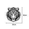 Goldengifts Luxe - Tijger - kliko sticker - 30 x 30 cm - wit of zwart Goldengifts Luxe - Tijger - kliko sticker - 30 x 30 cm - wit of zwart