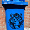 Goldengifts Luxe - Tijger - kliko sticker - 30 x 30 cm - wit of zwart Goldengifts Luxe - Tijger - kliko sticker - 30 x 30 cm - wit of zwart