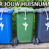 Goldengifts Kliko sticker - 1 stuk - Papagaai vliegend + huisnummer - 14 x 25 cm - wit of zwart Goldengifts Kliko sticker - 1 stuk - Papagaai vliegend + huisnummer - 14 x 25 cm - wit of zwart