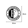 Goldengifts Feyenoord - Rotterdam - FR - 010 - voetbal - kliko sticker - 30 x 30 cm - wit of zwart Goldengifts Feyenoord - Rotterdam - FR - 010 - voetbal - kliko sticker - 30 x 30 cm - wit of zwart