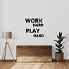 Goldengifts Muursticker - Work hard play hard - 1 stuk - wit of zwart Goldengifts Muursticker - Work hard play hard - 1 stuk - wit of zwart
