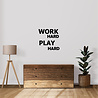 Goldengifts Muursticker - Work hard play hard - 1 stuk - wit of zwart Goldengifts Muursticker - Work hard play hard - 1 stuk - wit of zwart