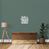 Goldengifts Muursticker - There is no place like home - 1 stuk - wit of zwart Goldengifts Muursticker - There is no place like home - 1 stuk - wit of zwart