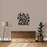 Goldengifts Muursticker - There is no place like home - 1 stuk - wit of zwart Goldengifts Muursticker - There is no place like home - 1 stuk - wit of zwart