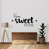 Goldengifts Muursticker - Home sweet home - 1 stuk - wit of zwart Goldengifts Muursticker - Home sweet home - 1 stuk - wit of zwart