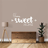 Goldengifts Muursticker - Home sweet home - 1 stuk - wit of zwart Goldengifts Muursticker - Home sweet home - 1 stuk - wit of zwart
