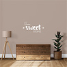 Goldengifts Muursticker - Home sweet home - 1 stuk - wit of zwart Goldengifts Muursticker - Home sweet home - 1 stuk - wit of zwart