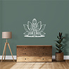 Goldengifts Muursticker - Boeddha - 1 stuk - Diverse formaten beschikbaar - wit of zwart Goldengifts Muursticker - Boeddha - 1 stuk - Diverse formaten beschikbaar - wit of zwart