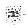 Goldengifts Muursticker - kinderkamer/babykamer - Lovely little princess - 1 stuk - Diverse kleuren Goldengifts Muursticker - kinderkamer/babykamer - Lovely little princess - 1 stuk - Diverse kleuren