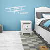Goldengifts Muursticker - kinderkamer/babykamer - Zweefvliegtuig met eigen naam - 1 stuk - Diverse formaten beschikbaar - wit of zwart Goldengifts Muursticker - kinderkamer/babykamer - Zweefvliegtuig met eigen naam - 1 stuk - Diverse formaten beschikbaar - wit of zwart