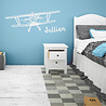 Goldengifts Muursticker - kinderkamer/babykamer - Zweefvliegtuig met eigen naam - 1 stuk - Diverse formaten beschikbaar - wit of zwart Goldengifts Muursticker - kinderkamer/babykamer - Zweefvliegtuig met eigen naam - 1 stuk - Diverse formaten beschikbaar - wit of zwart