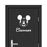 Goldengifts Deursticker / muursticker - Mickey mouse met eigennaam Goldengifts Deursticker / muursticker - Mickey mouse met eigennaam