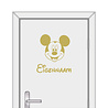 Goldengifts Deursticker / muursticker - Mickey mouse met eigennaam Goldengifts Deursticker / muursticker - Mickey mouse met eigennaam