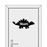Goldengifts Deursticker / muursticker - Dino met eigennaam Goldengifts Deursticker / muursticker - Dino met eigennaam