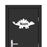 Goldengifts Deursticker / muursticker - Dino met eigennaam Goldengifts Deursticker / muursticker - Dino met eigennaam