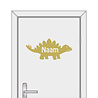 Goldengifts Deursticker / muursticker - Dino met eigennaam Goldengifts Deursticker / muursticker - Dino met eigennaam