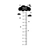 Goldengifts Muursticker / Deursticker - Groeimeter te personaliseren met eigennaam Goldengifts Muursticker / Deursticker - Groeimeter te personaliseren met eigennaam