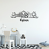 Goldengifts Muursticker - kinderkamer/babykamer - Voetbal thema met eigennaam - 1 stuk - wit of zwart - diverse formaten Goldengifts Muursticker - kinderkamer/babykamer - Voetbal thema met eigennaam - 1 stuk - wit of zwart - diverse formaten