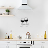 Goldengifts Keuken muursticker - It's wine o' clock - 1 stuk - wit of zwart - diverse formaten beschikbaar Goldengifts Keuken muursticker - It's wine o' clock - 1 stuk - wit of zwart - diverse formaten beschikbaar