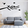 Goldengifts Muursticker - Boom tak met vogeltjes - 1 stuk - wit of zwart - diverse formaten beschikbaar Goldengifts Muursticker - Boom tak met vogeltjes - 1 stuk - wit of zwart - diverse formaten beschikbaar