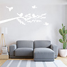 Goldengifts Muursticker - Boom tak met vogeltjes - 1 stuk - wit of zwart - diverse formaten beschikbaar Goldengifts Muursticker - Boom tak met vogeltjes - 1 stuk - wit of zwart - diverse formaten beschikbaar