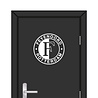 Goldengifts Deursticker - Feyenoord - Rotterdam - 010 - Voetbal - 1 stuk - Diverse kleuren Goldengifts Deursticker - Feyenoord - Rotterdam - 010 - Voetbal - 1 stuk - Diverse kleuren