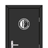 Goldengifts Deursticker - Feyenoord - Rotterdam - 010 - Voetbal - 1 stuk - Diverse kleuren Goldengifts Deursticker - Feyenoord - Rotterdam - 010 - Voetbal - 1 stuk - Diverse kleuren