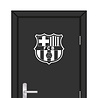 Goldengifts Deursticker - FC Barcelona - FCB - Barcelona - voetbal - 1 stuk - Diverse kleuren Goldengifts Deursticker - FC Barcelona - FCB - Barcelona - voetbal - 1 stuk - Diverse kleuren