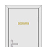 Goldengifts Deursticker met eigennaam - Personaliseerbaar - diverse kleuren en formaten beschikbaar Goldengifts Deursticker met eigennaam - Personaliseerbaar - diverse kleuren en formaten beschikbaar