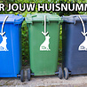 Goldengifts Kliko sticker - 1 stuk - Herder zittend + huisnummer - 17 x 25 cm - wit of zwart Goldengifts Kliko sticker - 1 stuk - Herder zittend + huisnummer - 17 x 25 cm - wit of zwart