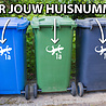 Goldengifts Kliko sticker - 1 stuk - Geeko + huisnummer - 25 x 20 cm - wit of zwart Goldengifts Kliko sticker - 1 stuk - Geeko + huisnummer - 25 x 20 cm - wit of zwart