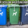 Goldengifts Kliko sticker - 1 stuk - Airedale + huisnummer - 20 x 18 cm - wit of zwart Goldengifts Kliko sticker - 1 stuk - Airedale + huisnummer - 20 x 18 cm - wit of zwart
