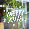 Goldengifts Herbruikbare - Statische - Kerst - Raamsticker - Merry Xmas! - Wit of Zwart - Diverse formaten - Raamstickers - Decoratie sticker - Kerst Raamstickers Goldengifts Herbruikbare - Statische - Kerst - Raamsticker - Merry Xmas! - Wit of Zwart - Diverse formaten - Raamstickers - Decoratie sticker - Kerst Raamstickers