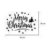 Goldengifts Kerst Sticker - Merry Christmas 3 - Decoratie sticker - Wit of Zwart - 1 Stuk - Raamsticker - Deursticker - Muursticker Goldengifts Kerst Sticker - Merry Christmas 3 - Decoratie sticker - Wit of Zwart - 1 Stuk - Raamsticker - Deursticker - Muursticker