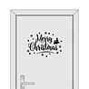 Goldengifts Kerst Sticker - Merry Christmas 3 - Decoratie sticker - Wit of Zwart - 1 Stuk - Raamsticker - Deursticker - Muursticker Goldengifts Kerst Sticker - Merry Christmas 3 - Decoratie sticker - Wit of Zwart - 1 Stuk - Raamsticker - Deursticker - Muursticker