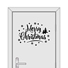 Goldengifts Kerst Sticker - Merry Christmas 3 - Decoratie sticker - Wit of Zwart - 1 Stuk - Raamsticker - Deursticker - Muursticker Goldengifts Kerst Sticker - Merry Christmas 3 - Decoratie sticker - Wit of Zwart - 1 Stuk - Raamsticker - Deursticker - Muursticker