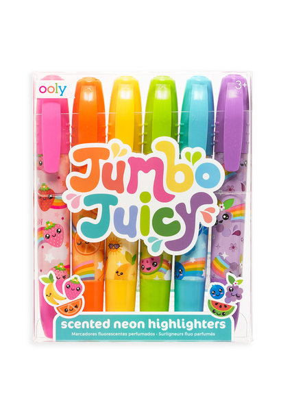 Ooly - Jumbo Juicy Geurende Neon Markeerstiften