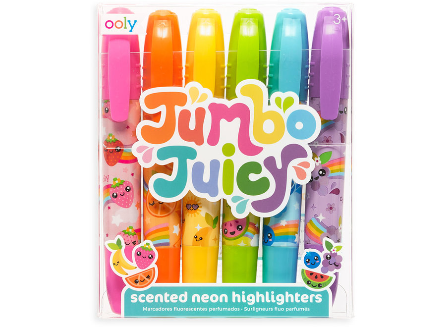 Ooly - Jumbo Juicy Geurende Neon Markeerstiften