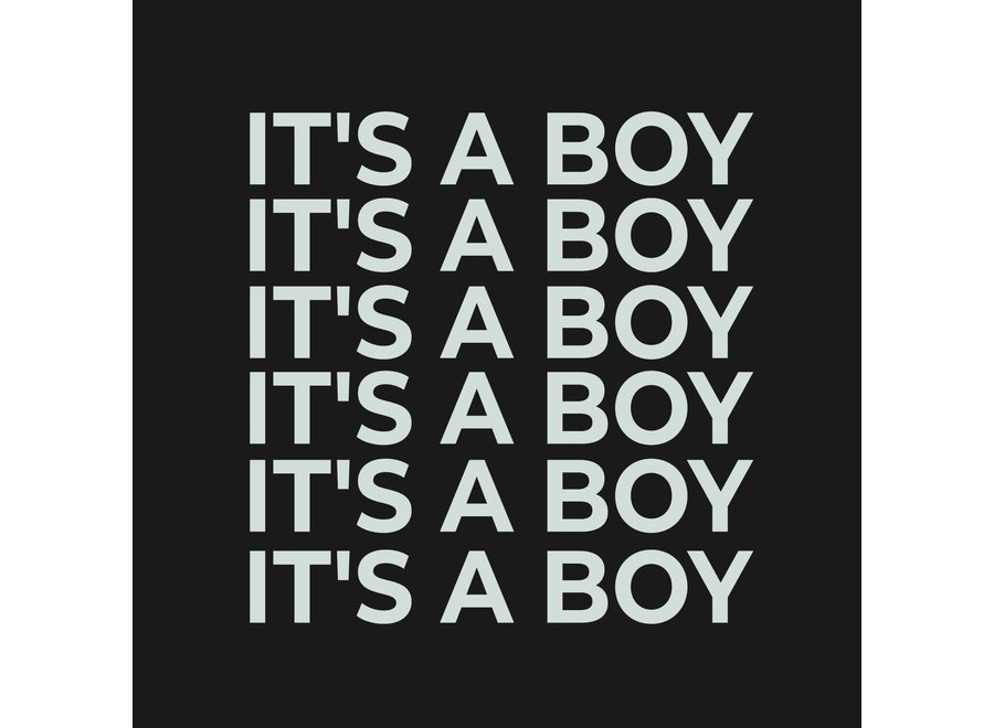 Ansichtkaart – It’s a boy