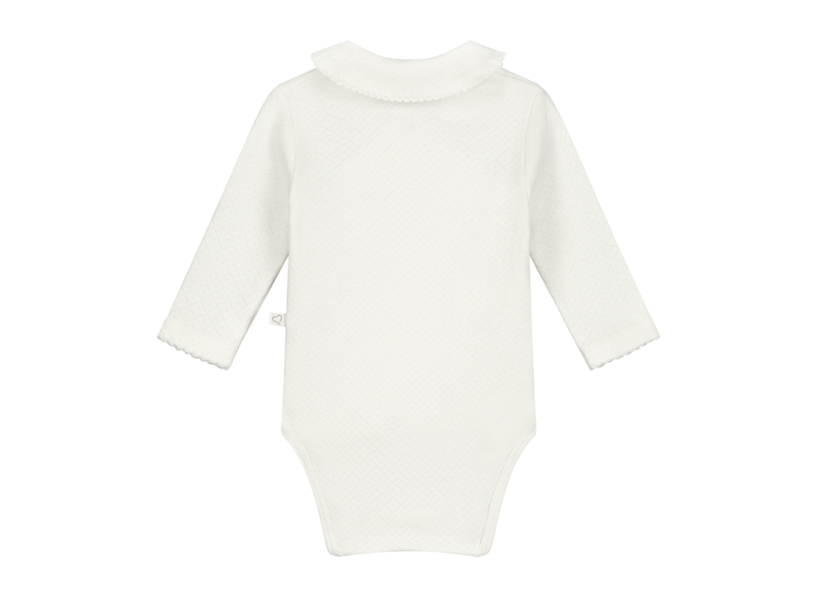 Mats & Merthe - Romper  Charlotte longsleeve offwhite