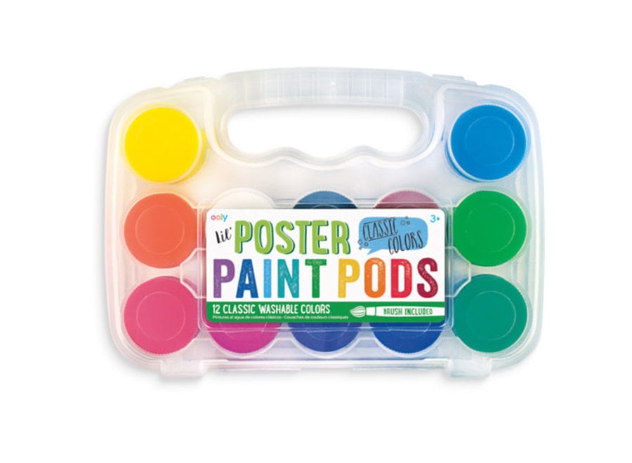 Ooly – Lil Poster paint pods & brush