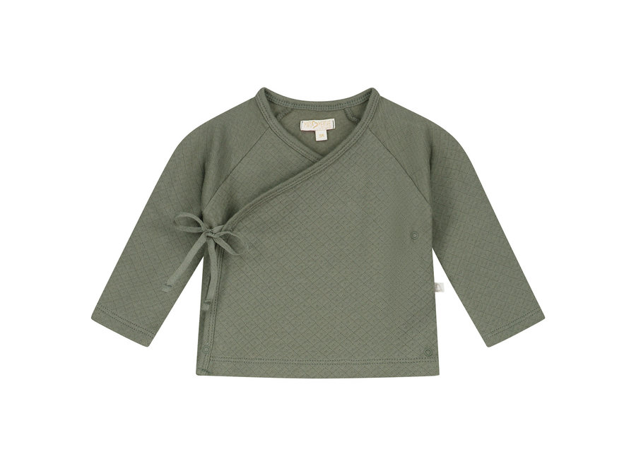 Mats & Merthe - Benthe wrap cardigan Moss