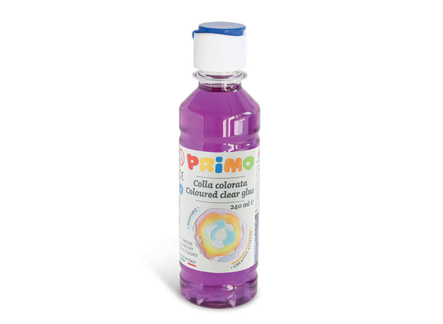 Primo - Lijm op waterbasis Magenta (240ml)